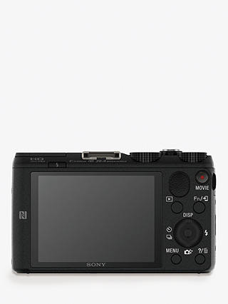 Sony Cyber-shot DSC-HX60 Camera, HD 1080p, 20.4MP, 30x Optical Zoom, Wi-Fi, NFC, 3" Screen, Black