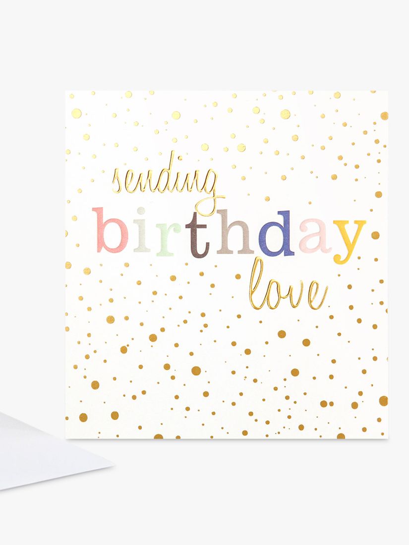 Caroline Gardner Sending Love Birthday Card