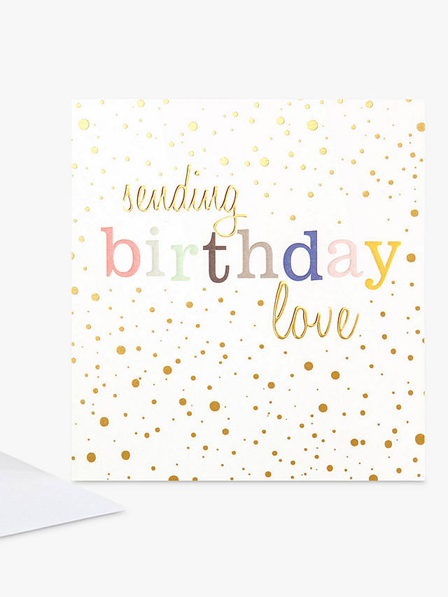 Caroline Gardner Sending Love Birthday Card