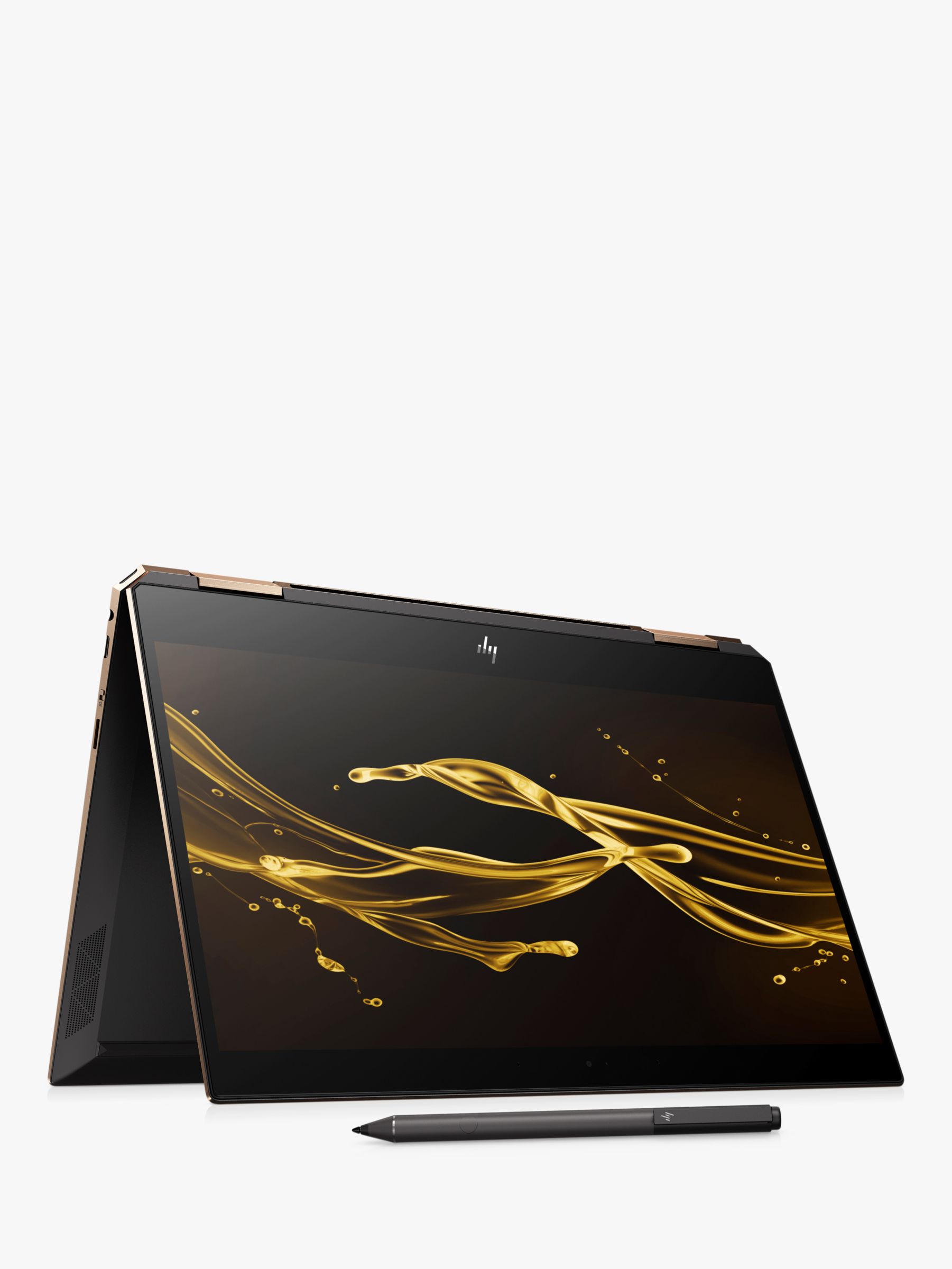 Hp Spectre X360 13 Ap0000na Convertible Laptop With Hp Tilt Pen Stylus Intel Core I5 8gb Ram 256gb Ssd 13 3 Full Hd Dark Ash Silver At John Lewis Partners