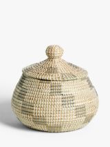 John Lewis Modern Country Alibaba Seagrass Basket