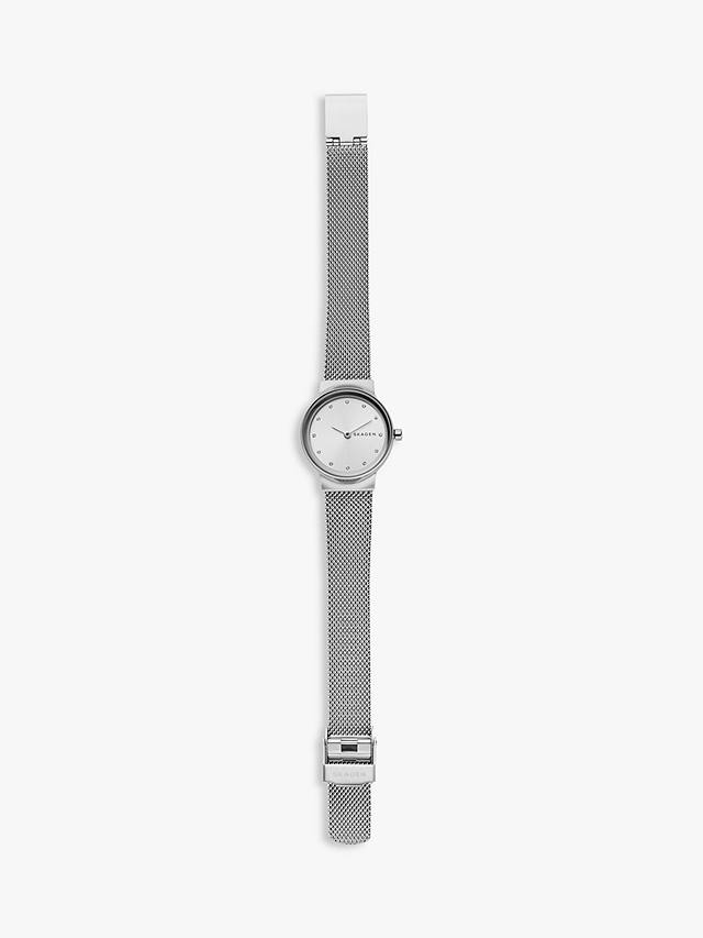 Skagen Women's Freja Bracelet Strap Watch, Silver/White Skw2715