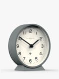 Newgate Clocks Silent Sweep Analogue Mantel Clock, 16cm, Posh Grey