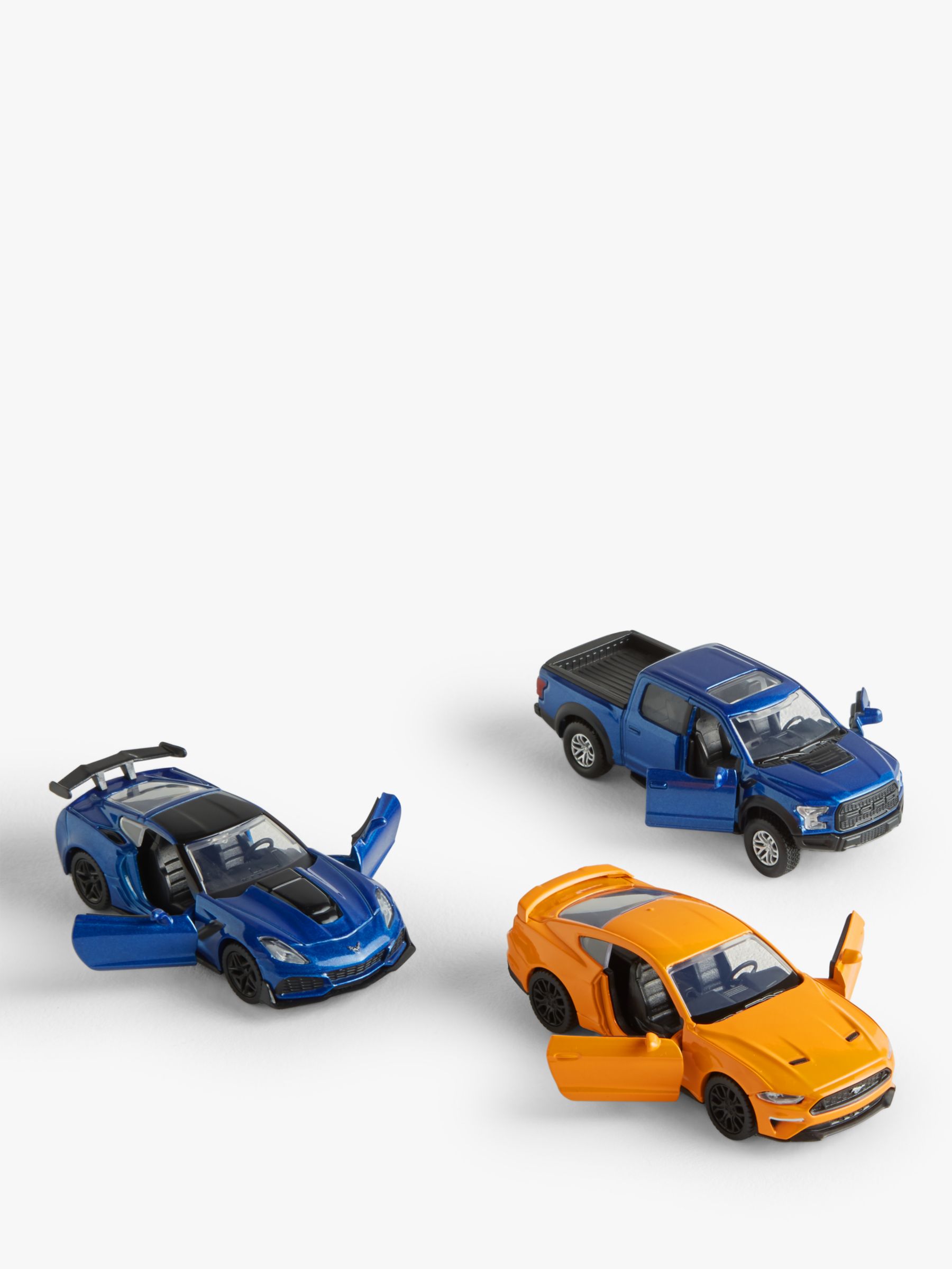 John Lewis & Partners 132 DieCast Toy Cars, Pack of 3 at John Lewis