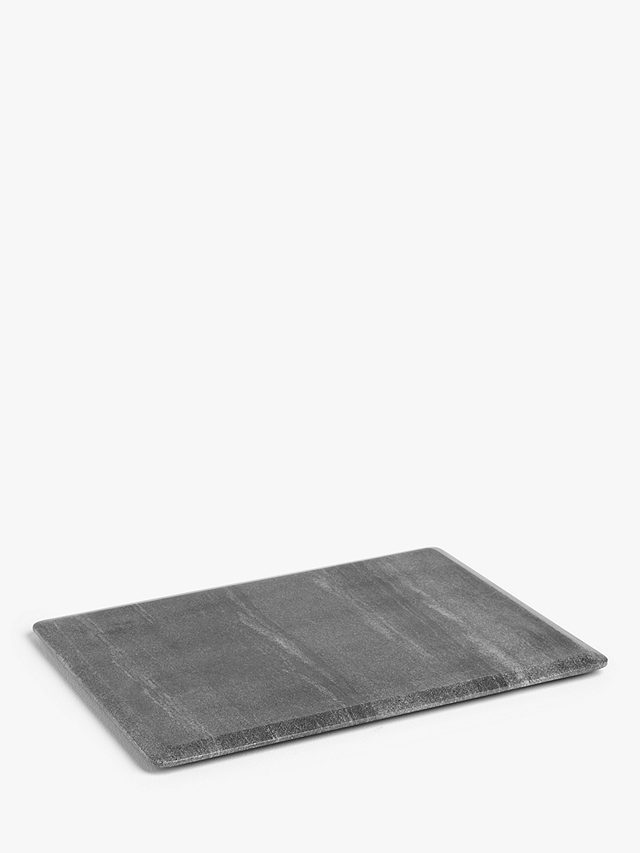 John Lewis Professional Marble Pastry Board, Midnight Black, L40cm