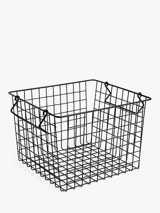 House by John Lewis Stackable Wire Basket