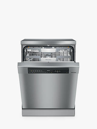 Miele G7310SC Freestanding Dishwasher, Clean Steel