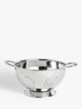 John Lewis Stainless Steel Footed Colander, Dia.27cm