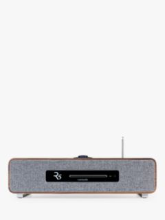 Ruark R5 DAB/DAB+/FM/Internet Radio & CD Bluetooth Wi-Fi Wireless All-In-One Music System, Rich Walnut