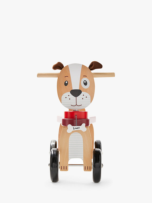 John Lewis Wooden Ride-On Dog