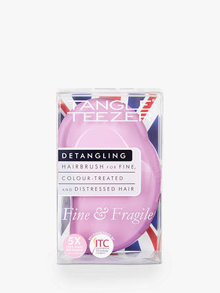 Tangle Teezer Fine & Fragile Hair Brush, Pink Dawn 4