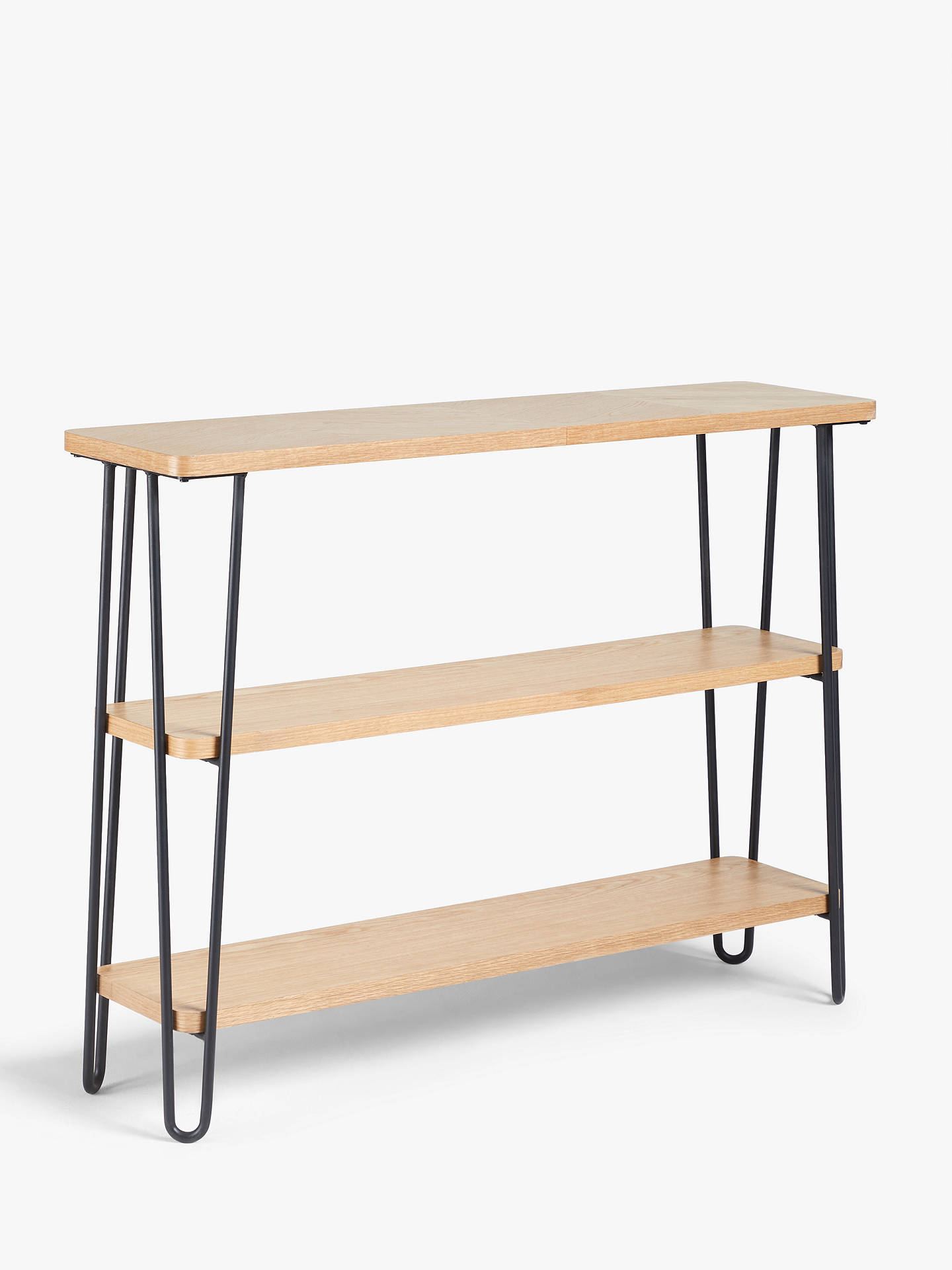 John Lewis Partners Hairpin Low Bookcase At John Lewis Partners