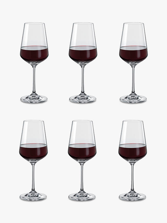 johnlewis.com | Dartington Crystal Simplicity Red Wine Glasses, 350ml, Set of 6, Clear