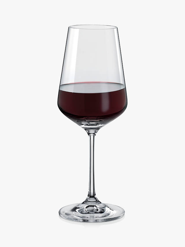 Dartington Crystal Simplicity Red Wine Glasses, 350ml, Set of 6, Clear