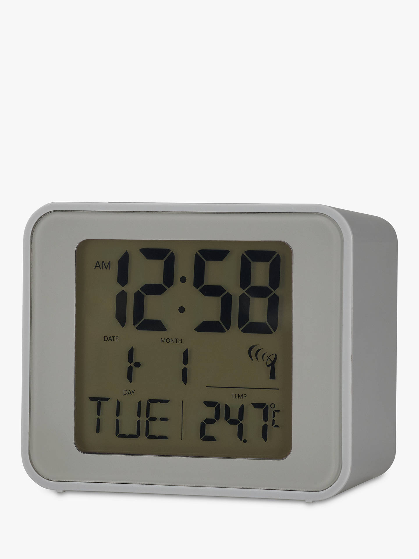 Acctim Radio Controlled Digital Alarm Clock at John Lewis