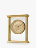 Acctim Halton Roman Numeral Analogue Mantel Clock, 18cm, Gold