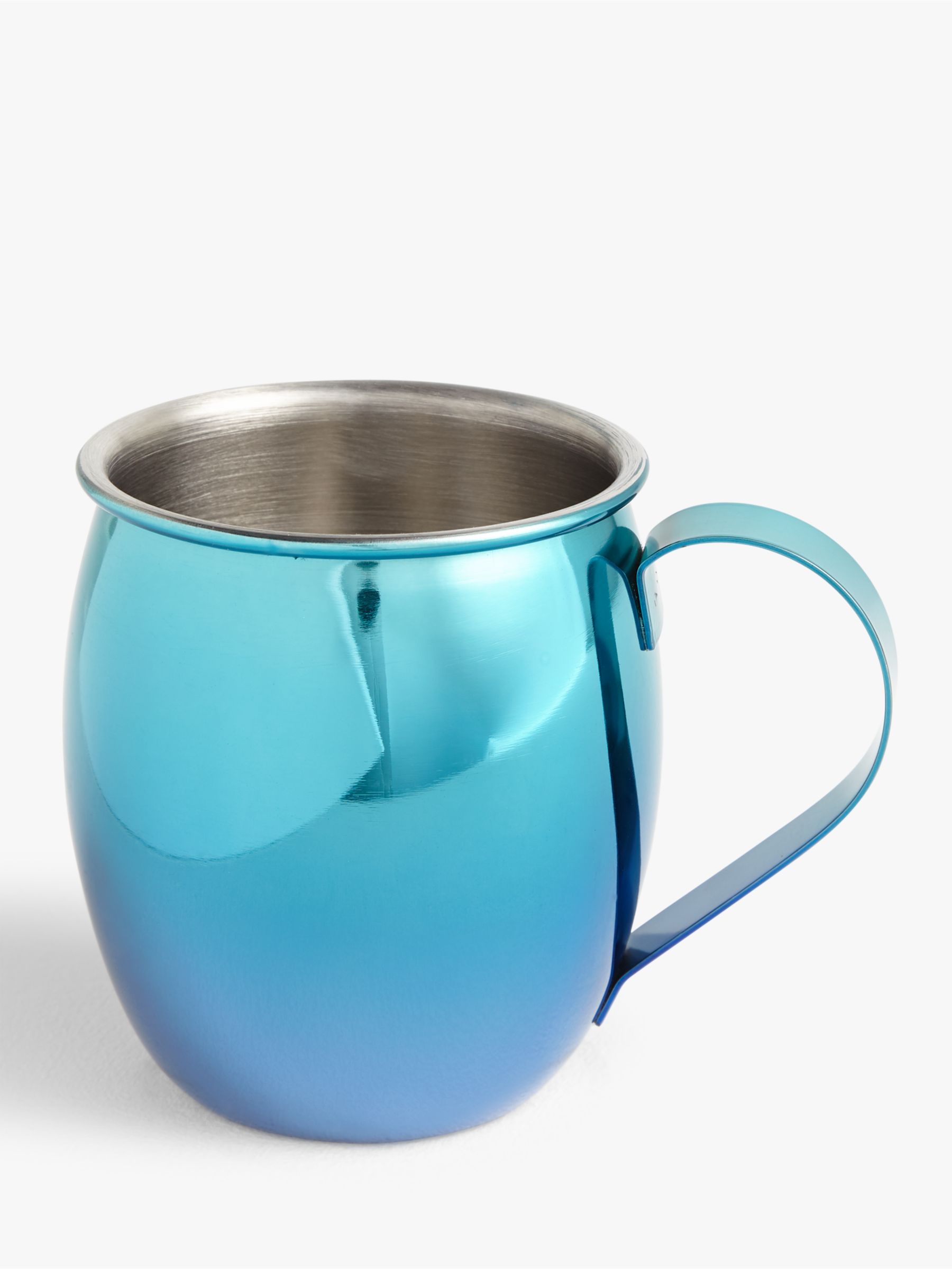 John Lewis & Partners Party Stainless Steel Moscow Mule Cocktail Mug, 560ml