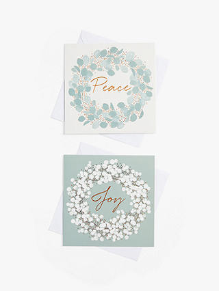 John Lewis & Partners Joy & Peace Charity Christmas Cards, Pack of 10