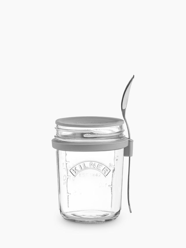 Breakfast Jar with Spoon, Kilner