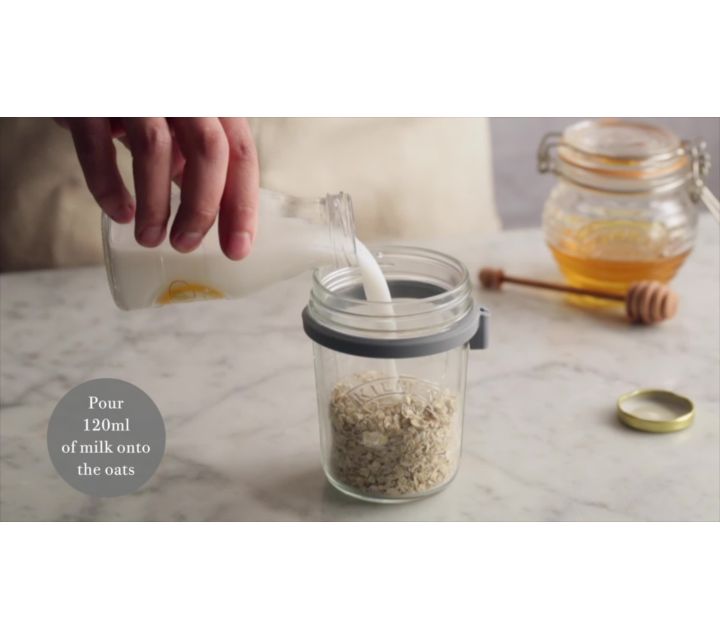 Breakfast Jar with Spoon, Kilner