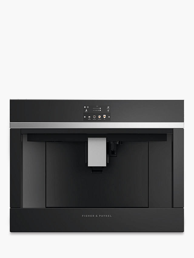 Fisher & Paykel EB60DSXB2 60cm Built-In Bean-to-Cup Coffee Machine, Gloss Black