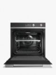 Fisher & Paykel OB60SD11PX1 Built-In Single Electric Oven, A+ Energy Rating, Black/Stainless Steel