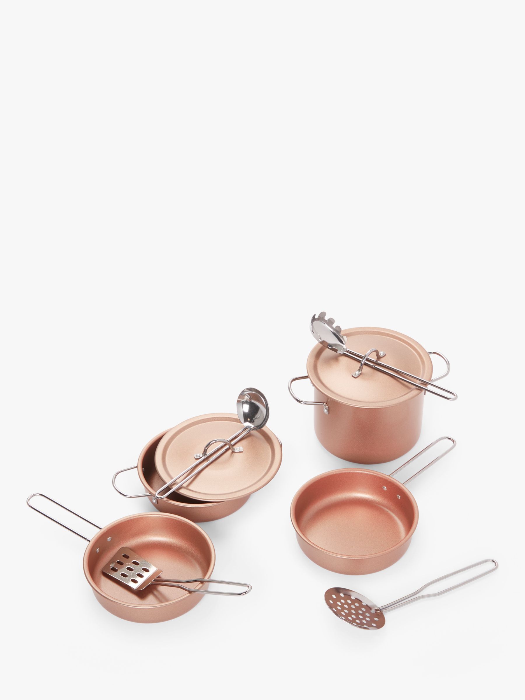 metal toy pots and pans