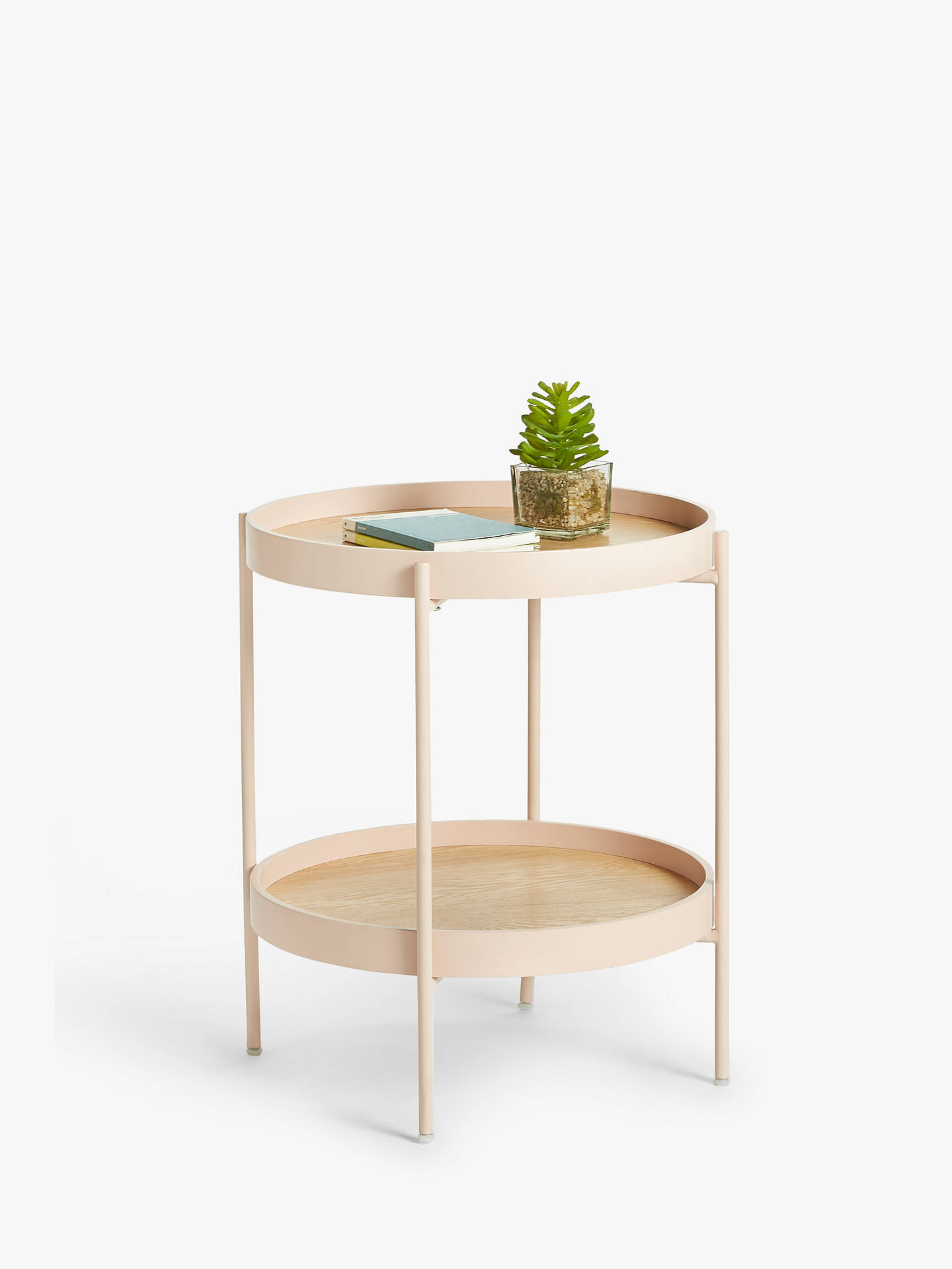 undefined | Large Side Table, Pink