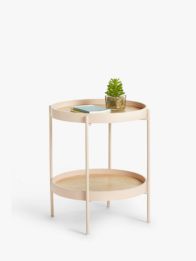 John Lewis ANYDAY Jax Large Side Table, Pink