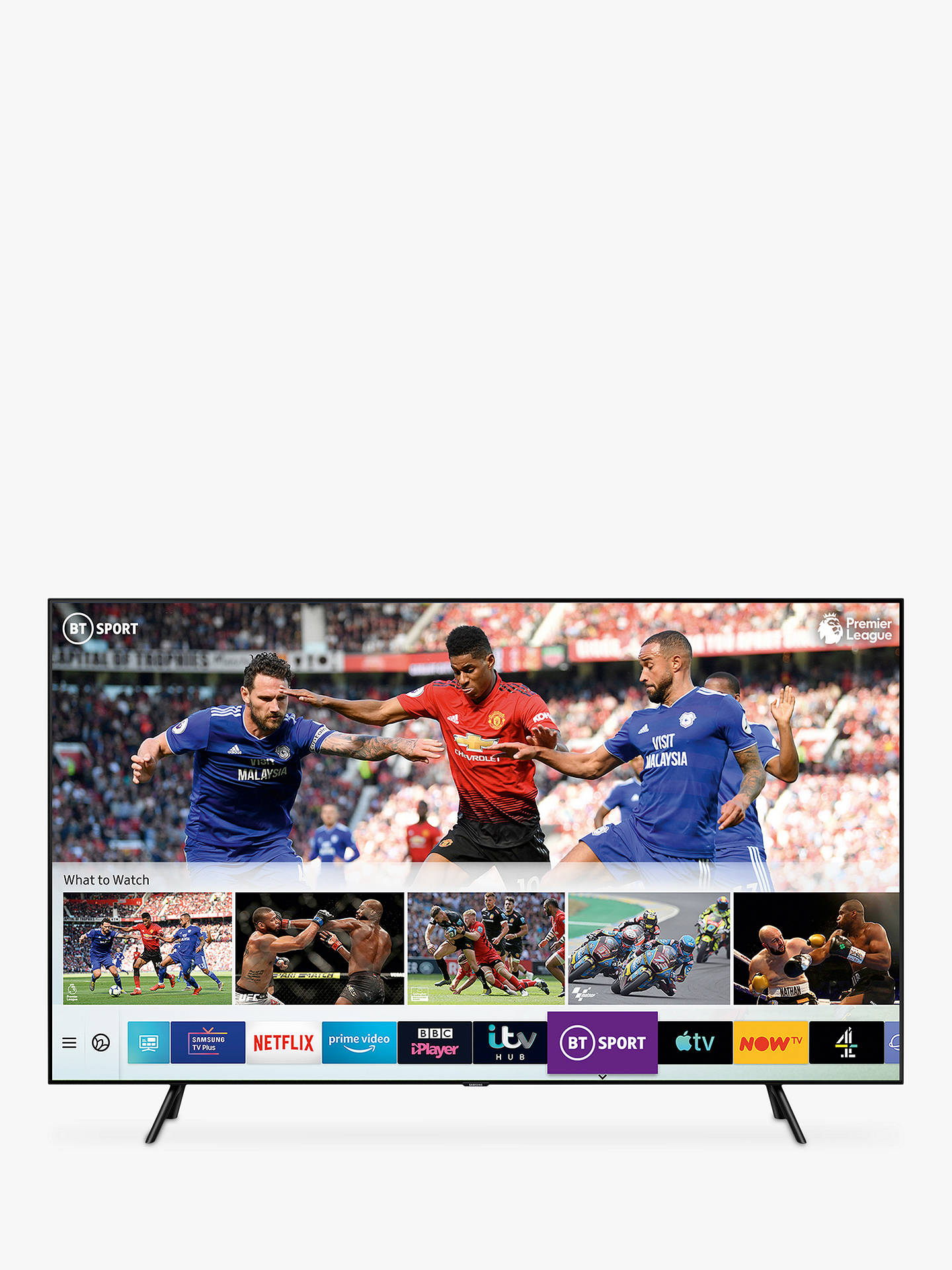 Samsung QE55Q70R (2019) QLED HDR 1000 4K Ultra HD Smart TV, 55&quot; with TVPlus/Freesat HD & Apple ...