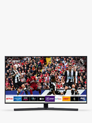 Samsung UE43RU7400 (2019) HDR 4K Ultra HD Smart TV, 43" with TVPlus/Freesat HD & Apple TV App, Titan Gray