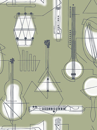 Mini Moderns Concert Wallpaper, AZDPT039BL