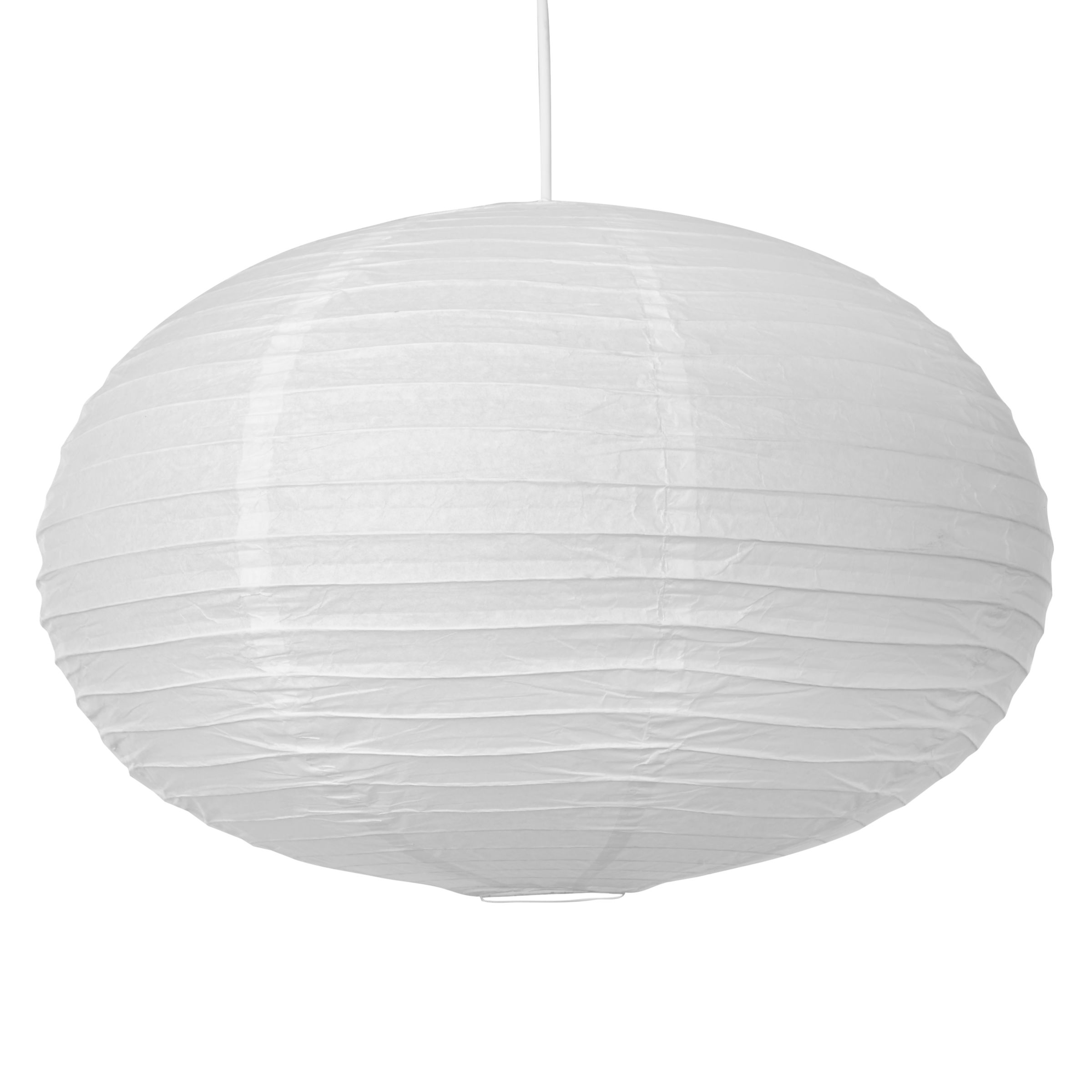 House By John Lewis Easy To Fit Paper Ceiling Shade White