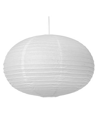 Paper Ceiling Shade White, Living Room Lamp Shades John Lewis