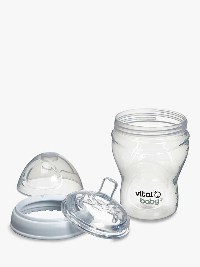 Vital Baby Nurture Breast-Like Baby Bottle, 240ml, Pack of 2