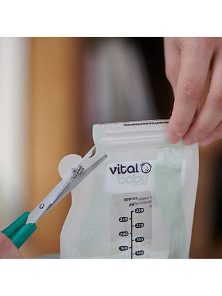 Vital Baby Breast Milk Storage Bags, Pack of 30