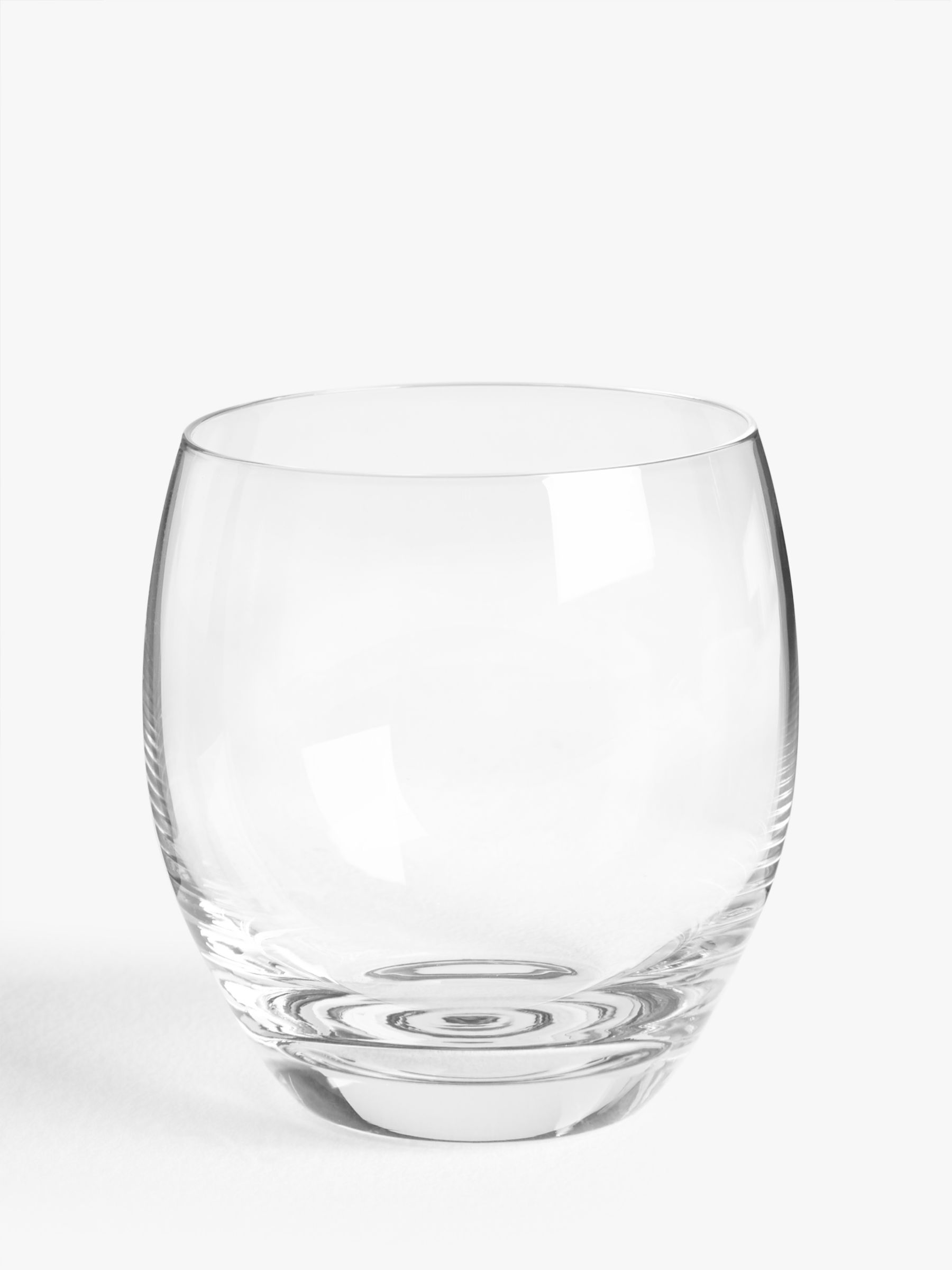 John Lewis & Partners John Lewis & Partners Gin Glass Tumblers, Set of 4, 350ml, Clear