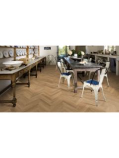 Kahrs Studio Herringbone Engineered Wood Hard Flooring, Natural AB