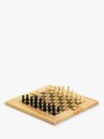 John Lewis & Partners Wooden Chess & Draughts Travel Game