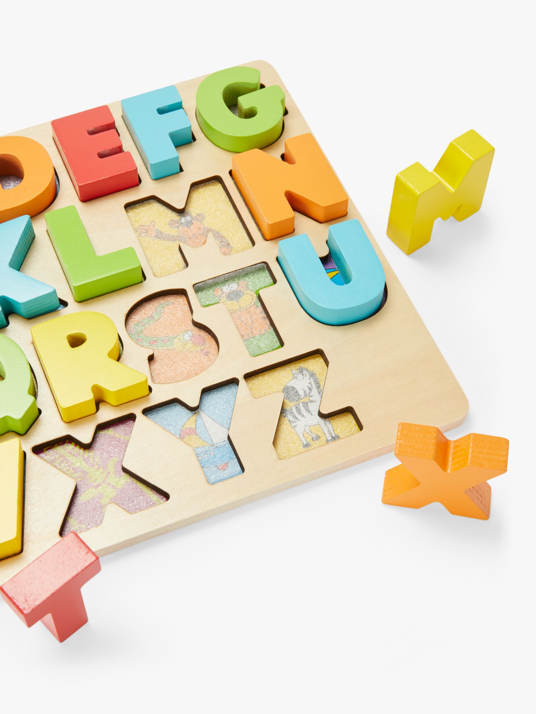 Now I Know My ABCs Puzzle- Wooden Alphabet Floor Puzzle