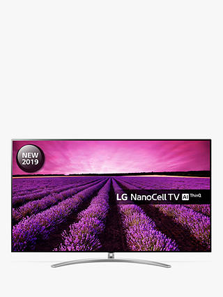LG 55SM9800PLA (2019) LED HDR NanoCell 4K Ultra HD Smart TV, 55" with Freeview Play/Freesat HD, Cinema Screen Design, Dolby Atmos & Crescent Stand, Ultra HD Certified, Black & Dark Silver