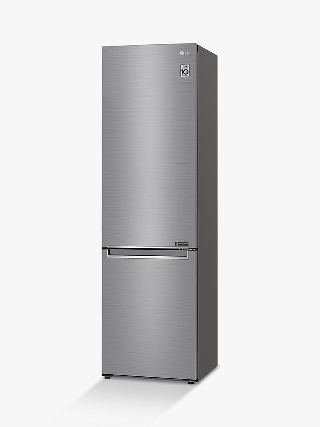 Buy LG GBB72PZEFN Freestanding 70/30 Fridge Freezer, Shiny Steel Online at johnlewis.com