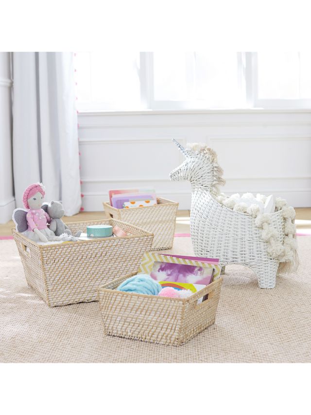 Pottery barn kids clearance storage baskets