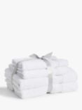 John Lewis Egyptian Cotton 4 Piece Towel Bale, White
