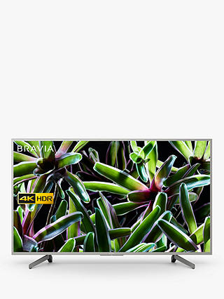 Sony Bravia KD55XG7073 (2019) LED HDR 4K Ultra HD Smart TV, 55” with Freeview Play, Silver