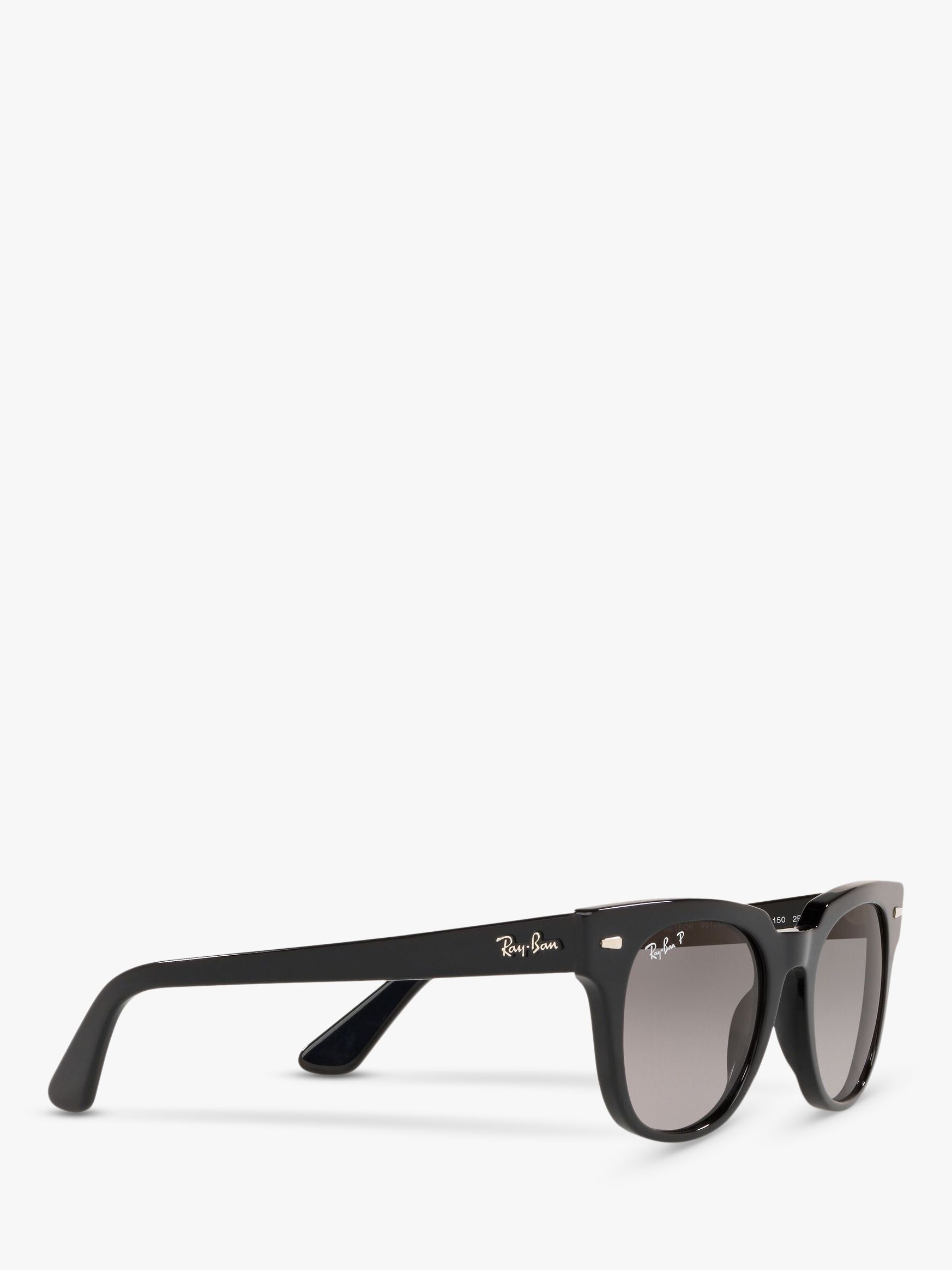 Ray-Ban RB2168 Unisex Polarised Square Sunglasses, Matte Black/Grey ...