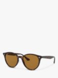 Ray-Ban RB4305 Unisex Polarised Sunglasses, Havana/Brown