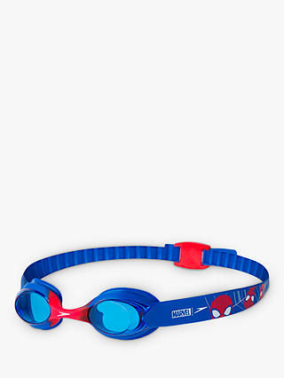 Speedo Marvel Spider-Man Illusion Children's Swimming Goggles, Blue/Red