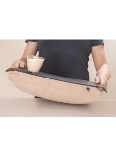 Bosign Non-Slip Large Lap Tray, 46cm, Black/Natural