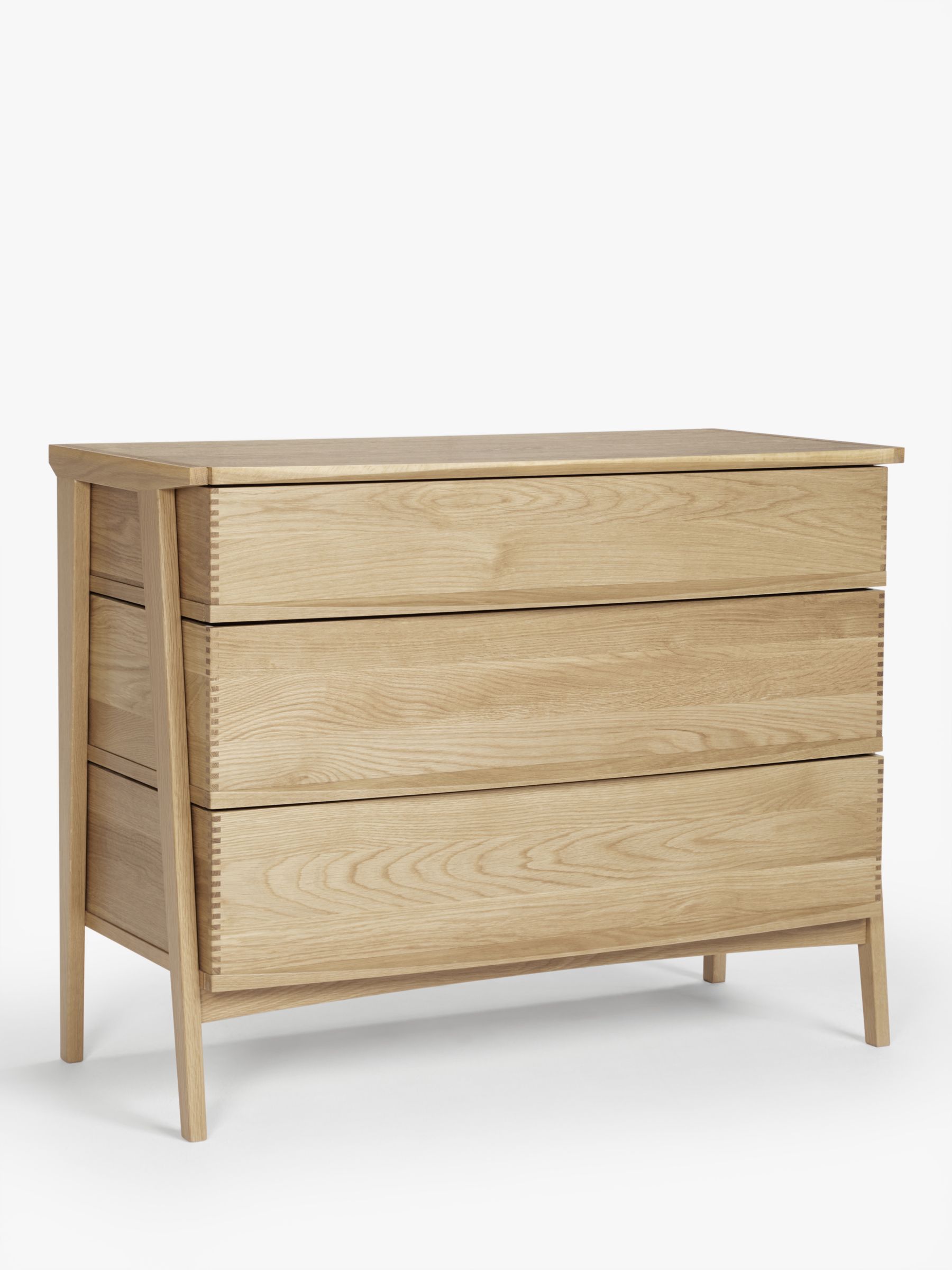 John Lewis & Partners Duhrer 3 Drawer Chest Oak